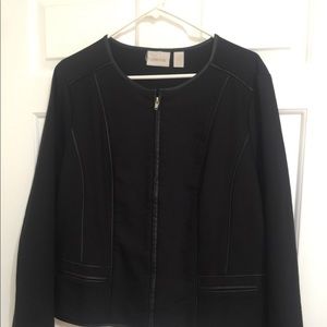 Chico’s Black Moto Jacket size 2